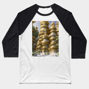 The Grand Temple of Flowers The Empress' Swirling Garden The Temple of Truth Is White Parnassus Baseball T-Shirt